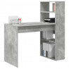 Biurko Betonowy szary 113 x 54 x 120 cm Materiał drewnopochodny