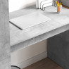 Biurko Betonowy szary 113 x 54 x 120 cm Materiał drewnopochodny