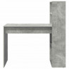 Biurko Betonowy szary 113 x 54 x 120 cm Materiał drewnopochodny