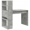 Biurko Betonowy szary 113 x 54 x 120 cm Materiał drewnopochodny