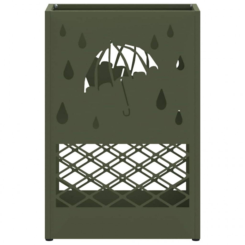 Stojak na parasol oliwkowy 28 x 12 x 41 cm Stal