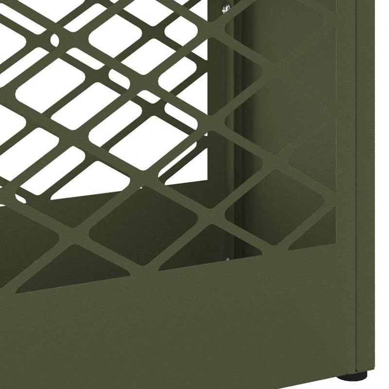 Stojak na parasol oliwkowy 28 x 12 x 41 cm Stal