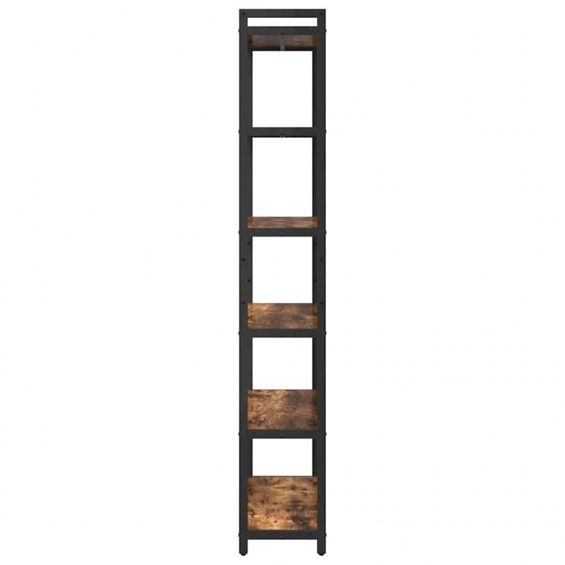 Półka na książki Dąb wędzony 80 x 30 x 189,5 cm