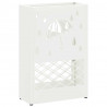 Stojak na parasol Biały 28 x 12 x 41 cm Stal