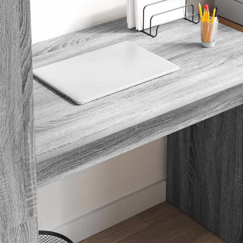 Biurko Szary Sonoma 113 x 54 x 120 cm Materiał drewnopochodny