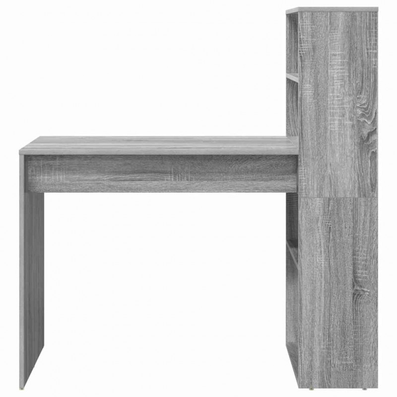 Biurko Szary Sonoma 113 x 54 x 120 cm Materiał drewnopochodny