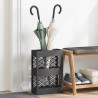 Stojak na parasol Czarny 28 x 12 x 41 cm Stal