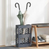 Stojak na parasol Antracyt 28 x 12 x 41 cm Stal