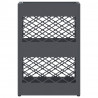 Stojak na parasol Antracyt 28 x 12 x 41 cm Stal