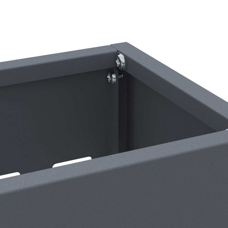 Stojak na parasol Antracyt 28 x 12 x 41 cm Stal
