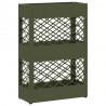 Stojak na parasol oliwkowy 28 x 12 x 41 cm Stal