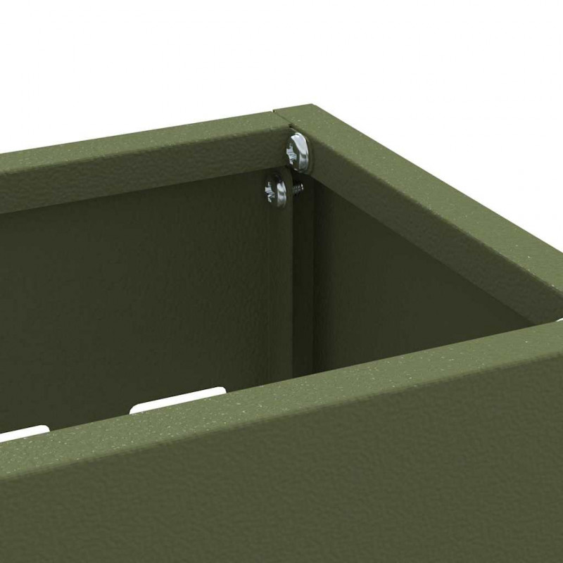 Stojak na parasol oliwkowy 28 x 12 x 41 cm Stal