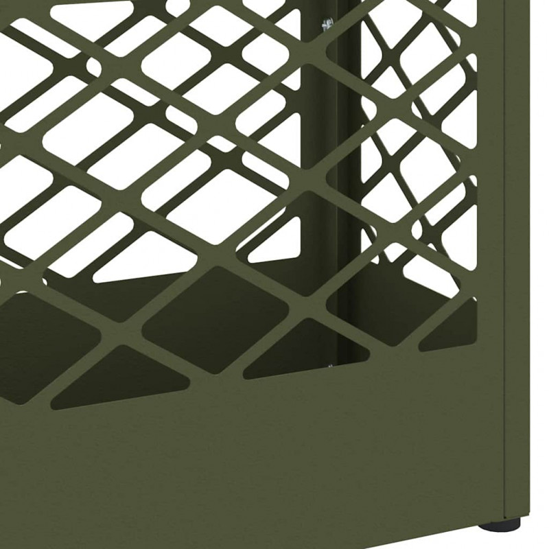 Stojak na parasol oliwkowy 28 x 12 x 41 cm Stal