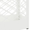 Stojak na parasol Biały 28 x 12 x 41 cm Stal