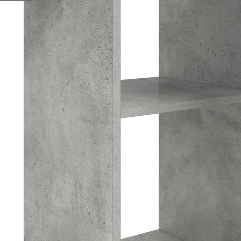 Biurko Betonowy szary 142 x 102 x 73 cm Materiał drewnopochodny