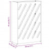 Stojak na parasol Antracyt 28 x 12 x 41 cm Stal