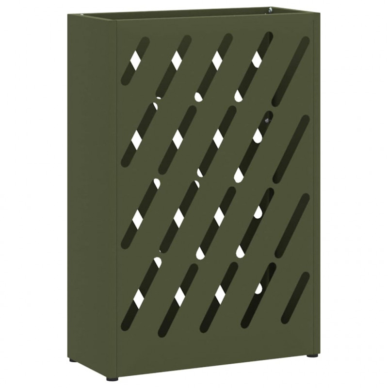Stojak na parasol oliwkowy 28 x 12 x 41 cm Stal