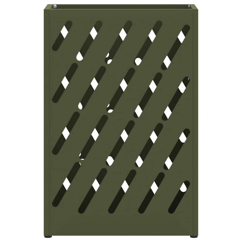 Stojak na parasol oliwkowy 28 x 12 x 41 cm Stal