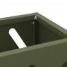 Stojak na parasol oliwkowy 28 x 12 x 41 cm Stal
