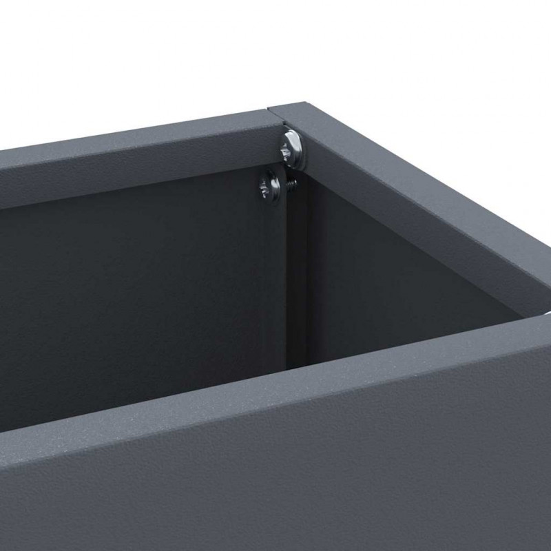 Stojak na parasol Antracyt 28 x 12 x 41 cm Stal