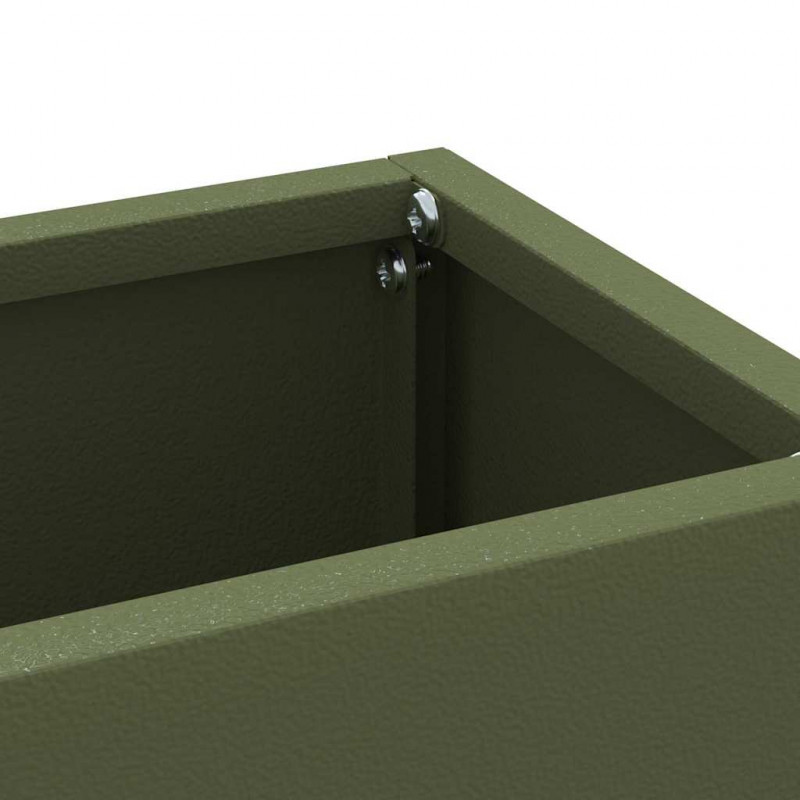 Stojak na parasol oliwkowy 28 x 12 x 41 cm Stal