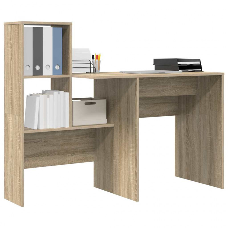 Biurko Dąb Sonoma 131,5 x 50 x 106,5 cm Materiał drewnopochodny