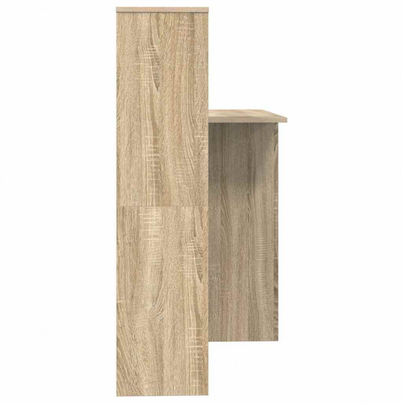Biurko Dąb Sonoma 131,5 x 50 x 106,5 cm Materiał drewnopochodny