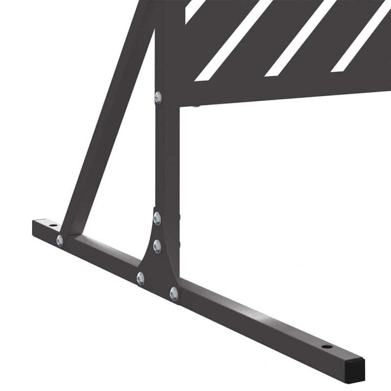 Ekran prywatności Czarny 100 x 50 x 180 cm Stal