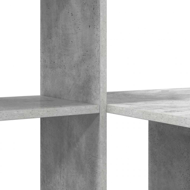 Biurko z półką Betonowy szary 131,5 x 50 x 106,5 cm