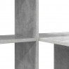 Biurko z półką Betonowy szary 131,5 x 50 x 106,5 cm