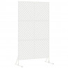 Ekran prywatności Biały 100 x 50 x 180 cm Stal