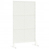 Ekran prywatności Biały 100 x 50 x 180 cm Stal