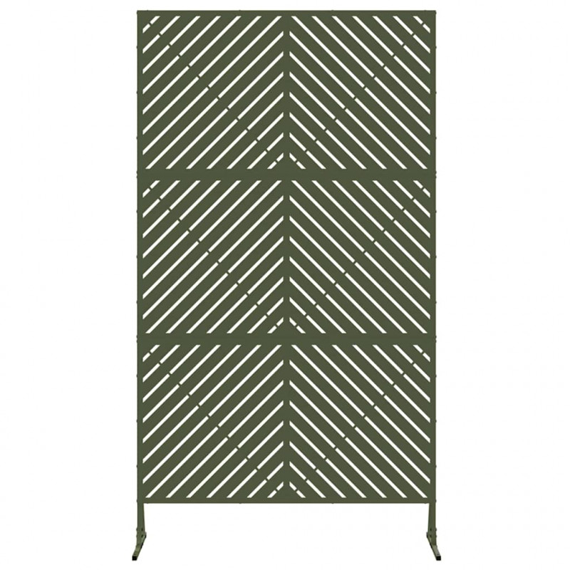Ekran prywatności Oliwkowy 100 x 50 x 180 cm Stal