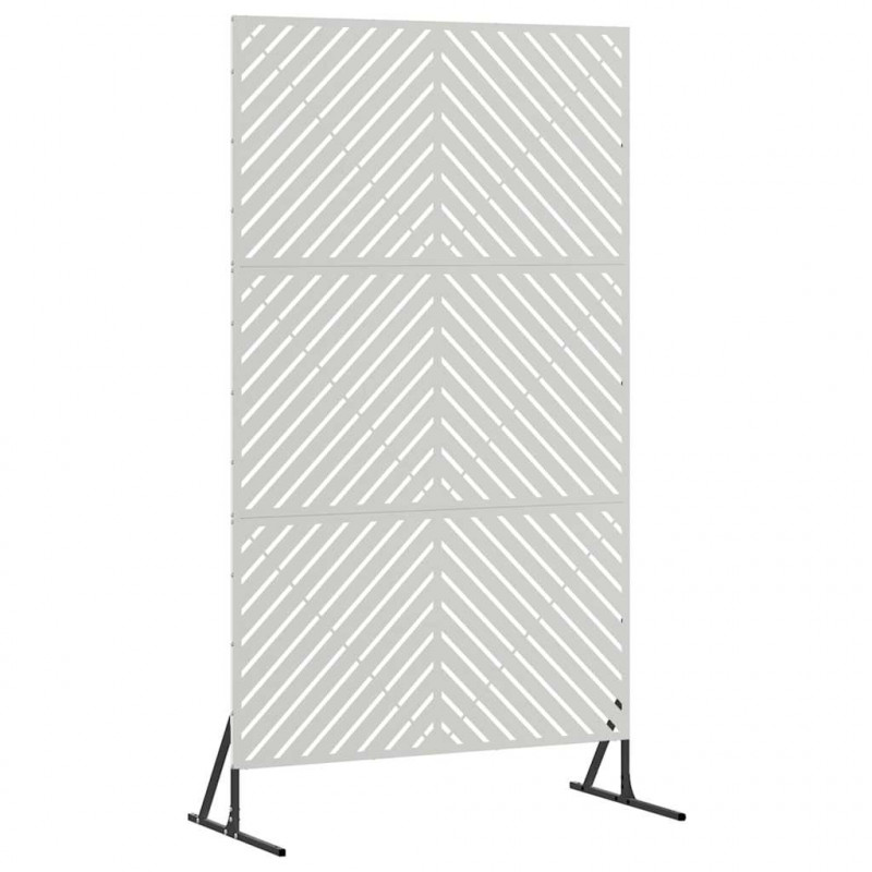 Ekran prywatności Szary 100 x 50 x 180 cm Stal