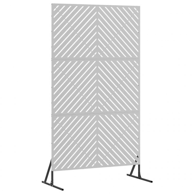 Ekran prywatności Szary 100 x 50 x 180 cm Stal