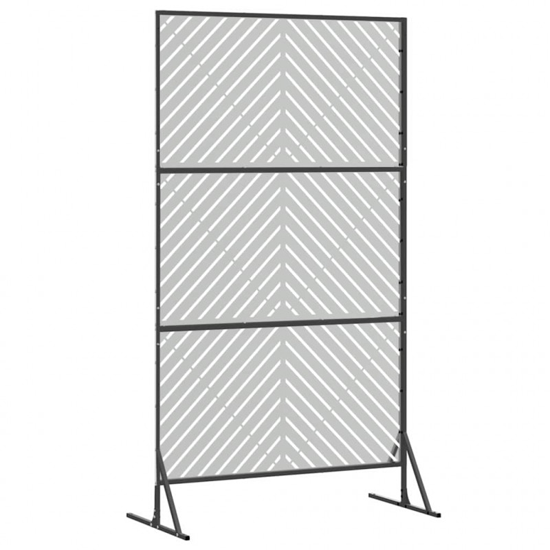 Ekran prywatności Szary 100 x 50 x 180 cm Stal