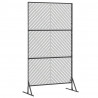 Ekran prywatności Szary 100 x 50 x 180 cm Stal