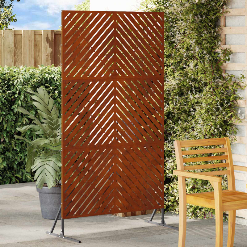 Ekran prywatności Szary 100 x 50 x 180 cm Stal