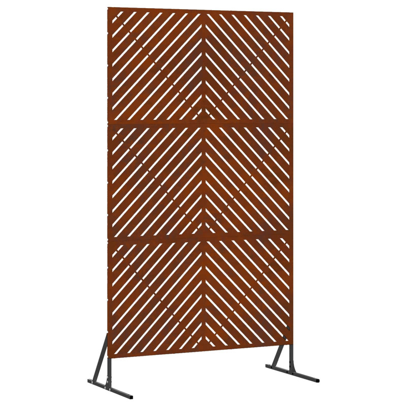 Ekran prywatności Szary 100 x 50 x 180 cm Stal