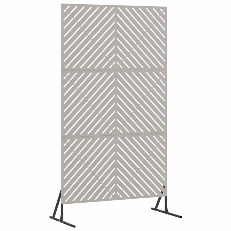 Ekran prywatności Szary 100 x 50 x 180 cm Stal