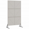 Ekran prywatności Szary 100 x 50 x 180 cm Stal