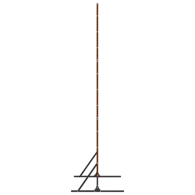 Ekran prywatności Szary 100 x 50 x 180 cm Stal