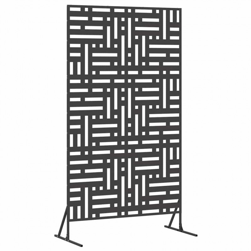 Ekran prywatności Czarny 100 x 50 x 180 cm Stal
