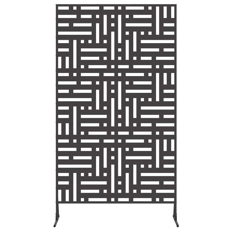 Ekran prywatności Czarny 100 x 50 x 180 cm Stal