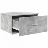 Szafka z Szufladami z kołem Betonowy szary 55 x 45 x 31 cm