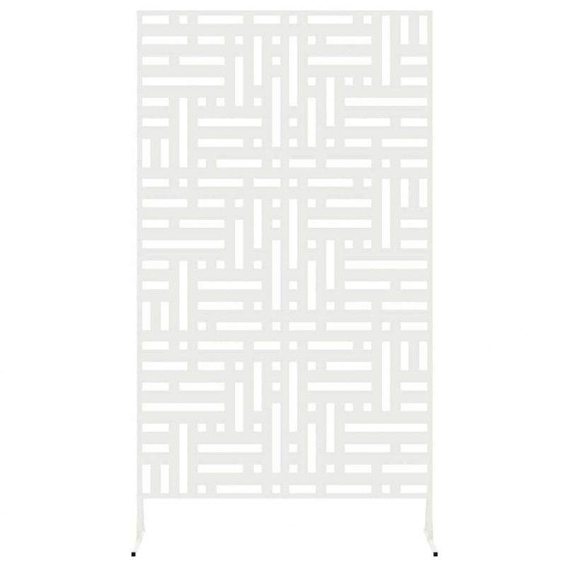 Ekran prywatności Biały 100 x 50 x 180 cm Stal
