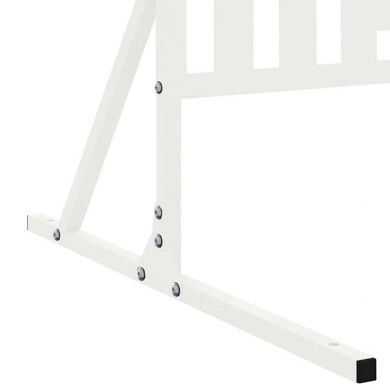 Ekran prywatności Biały 100 x 50 x 180 cm Stal