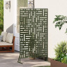 Ekran prywatności Oliwkowy 100 x 50 x 180 cm Stal