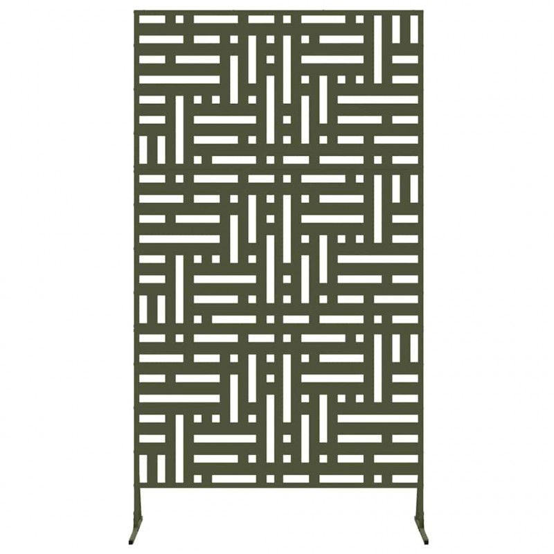 Ekran prywatności Oliwkowy 100 x 50 x 180 cm Stal