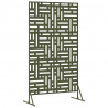 Ekran prywatności Oliwkowy 100 x 50 x 180 cm Stal